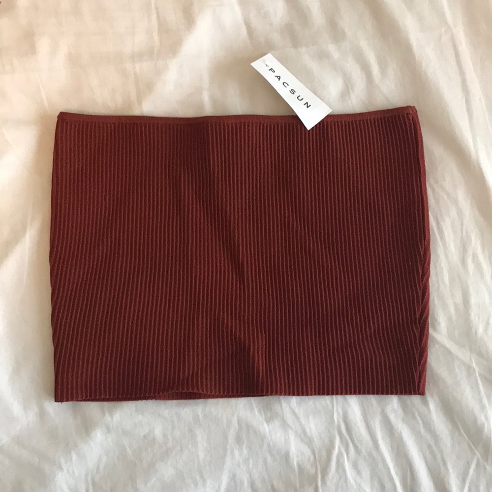 LA Hearts red tube top